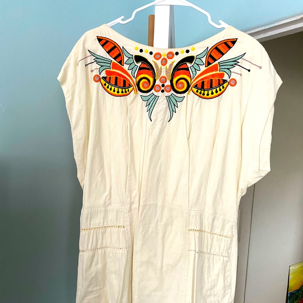 French Connection embroidered mini